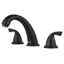 PARLOS Widespread Two Handles Bathroom Sink Faucet Matte Black (1435004PD)