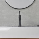 NEWATER Brass Single-Handle Bathroom Sink Faucet  for Vanity, Vessel,  Rv ,Commercial Lavatory with Deck Plate ,Metal Pop Up Drain & Supply Lines,Matte Black