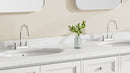 PARLOS Bathroom Sink Faucet with Pull Out Sprayer, 2 Handle Bathroom Pull Down Faucet with 360 Swivel Spout, Centerset 4 Inch Vanity Sink Faucet, Chrome, 1.2 GPM, 1438901P