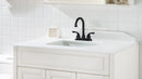 PARLOS Double-Handle Lavatory Faucet with Metal Drain Assembly cUPC Bathroom Two-Handle Oil Rubbed Bronze, 1.5 GPM (13592)
