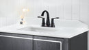 PARLOS 2-Handle Bathroom Sink Faucet with Metal Pop-up Drain and Faucet Supply Hose, Oil Rubbed Bronze, 1.2GPM Demeter 13626P