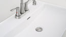 PARLOS Bathroom Sink Drain with Overflow, Metal Pop Up Drain for Vessel Sink, Brushed Nickel, 2108502