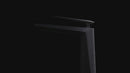EZANDA Brass Single Handle Bathroom Faucet with Metal Pop-up Sink Drain & Faucet Supply Lines, Gunmetal Grey(1427911)