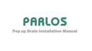 PARLOS Bathroom Sink Drain without Overflow, Metal Pop Up Drain for Vessel Sink, Matte Balck, 2108604