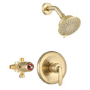 PARLOS Shower Faucet with Valve, Single-Handle Shower Trim Kit with 5-Spray Touch-Clean Shower Head, Wall Mounted Shower Faucets Sets Complete, 1436708