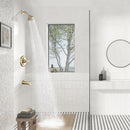 PARLOS Shower System, Brushed Gold Shower Faucet Set with Tub Spout(Valve Included), 5-Setting Mode Shower Head and Tub Spout with Diverter, 1.8GPM (1436908P)
