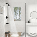 PARLOS Shower System, Matte Black Shower Faucet Set with Tub Spout(Valve Included), 5-Setting Mode Shower Head and Tub Spout with Diverter, 1.8GPM (1436904P)