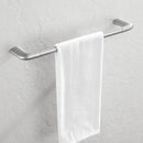Parlos Brass Towel Bar, 17 Inch Bathroom Towel Bar, Wall Mounted Towel Bar for Bathroom, Shower Door, Brushed Nickel, Demeter, 2101402