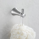 PARLOS Towel Hook, Wall Mounted Coat Hook, Brushed Nickel Robe Hook for Bathroom, 2101602