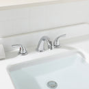 PARLOS Two Handles Widespread Bathroom Sink Faucet Polished Chrome 1435001PD