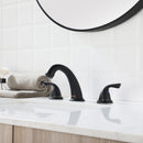 PARLOS Widespread Two Handles Bathroom Sink Faucet Matte Black (1435004PD)