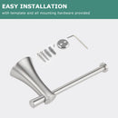 PARLOS Brushed Nickel Toilet Paper Holder, Wall Mounted Tissue Roll Hanger for Bathroom & Kitchen, 2101702