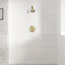 PARLOS Shower Faucet with Valve, Single-Handle Shower Trim Kit with 5-Spray Touch-Clean Shower Head, Wall Mounted Shower Faucets Sets Complete, 1436708