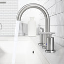 PARLOS 2-Handle Widespread 8 inch Bathroom Sink Faucet 3 Hole Vanity Faucet with cUPC Faucet Supply Lines, Brushed Nickel, 1.2GPM, 1437402PD
