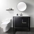 PARLOS 2-Handle Bathroom Sink Faucet with Drain Assembly and Supply Hoses Matte Black, 1.2 GPM (1359804P)