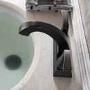 PARLOS 2 Handles Centertset Bathroom Faucet with All Metal Pop-up Drain & Faucet Supply Lines, Oil Rubbed Bronze, 1.2GPM, Doris 14133P