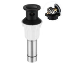 PARLOS Pop up Sink Drain with Strainer Pop Up Drain with Overflow for Bathroom Vessel Sink, Oil Rubbed Bronze,2100603