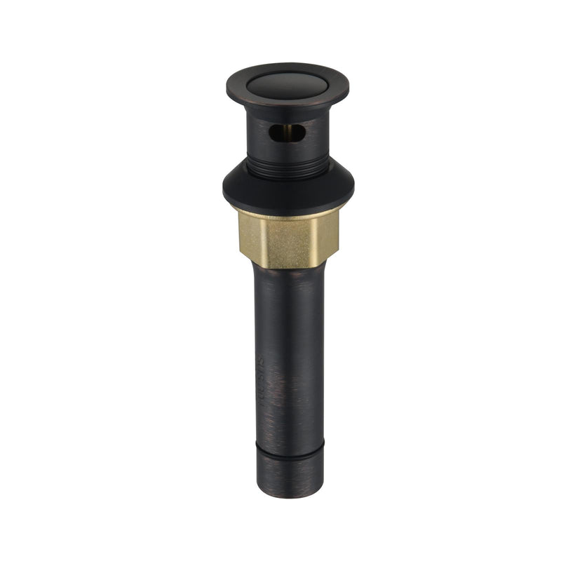 PARLOS Pop up Sink Drain Stopper with Overflow for Bathroom Sink Vessel, Oil Rubbed Bronze, 2104703