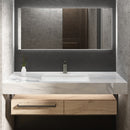 EZANDA Brass Single Handle Bathroom Faucet with Metal Pop-up Sink Drain & Faucet Supply Lines, Gunmetal Grey(1427911)