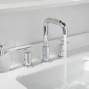 PARLOS 8 inch Widespread Bathroom Sink Faucet 2-Handle Chrome with All Metal Pop-up Drain & Faucet Supply Lines (1434101)