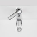PARLOS Single Handle Bathroom Faucet, Waterfall Sink Faucet with Pop Up Drain, Escutcheon and Cupc Water Supply Lines, Chrome, 1434901