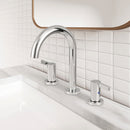 PARLOS 2-Handle Widespread 8 inch Bathroom Sink Faucet 3 Hole Vanity Faucet with cUPC Faucet Supply Lines, Chrome, 1.2GPM, 1437601PD