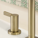 PARLOS 2-Handle Widespread 8 inch Bathroom Sink Faucet 3 Hole Vanity Faucet with cUPC Faucet Supply Lines, Brushed Gold, 1.2GPM, 1437608PD