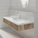 EZANDA Waterfall Vessel Sink Faucet Tall Bathroom Faucet Single Handle, Single Hole Bowl Basin Mixer Tap with Water Supply Lines, Brushed Nickel, 1440702D