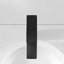 EZANDA Waterfall Vessel Sink Faucet Tall Bathroom Faucet Single Handle, Single Hole Bowl Basin Mixer Tap with Water Supply Lines, Matte Black, 1440704D