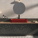 EZANDA Tall Bathroom Faucet Single Handle Vessel Sink Faucet One Hole Bowl Basin Mixer With Water Supply Lines, Matte Black