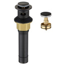 PARLOS Pop up Sink Drain Stopper with Overflow for Bathroom Sink Vessel, Oil Rubbed Bronze, 2104703