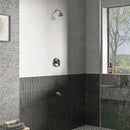 NEWATER Brushed Nickel Tub and Shower Trim Kit Single-Handle Faucet Set Pressure balancing shower system (401101-2)