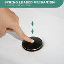 PARLOS Push & Seal Pop Up Drain Assembly Stopper for Bathroom Sink with Overflow Oil Rubbed Bronze, 20716