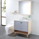 EZANDA 2-Handle Bathroom Sink Faucet, Widespread Waterfall Lavatory Faucet with Pop-up Drain Assembly & Faucet Supply Lines, Brushed Nickel (1431202)