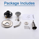 NEWATER Brushed Nickel Tub and Shower Trim Kit Single-Handle Faucet Set Pressure balancing shower system (401101-2)
