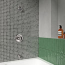 NEWATER Brushed Nickel Tub and Shower Trim Kit Single-Handle Faucet Set Pressure balancing shower system (401101-2)