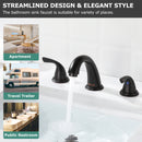 PARLOS Widespread 2-Handles Bathroom Sink Faucet Oil Rubbed Bronze, 1.2GPM (1435003PD)