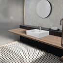 Newater Single Handle Bathroom Sink Faucet with Pop Up Drain, Deck Plate and Cupc Water Supply Lines, Brushed Nickel, 7002031