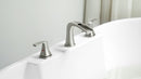 PARLOS 2-Handle Widespread Waterfall Roman Bathtub Faucet Tub Filler, Brushed Nickel (1434202)