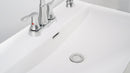 PARLOS Bathroom Sink Drain with Overflow, Metal Pop Up Drain for Vessel Sink, Chrome, 2108501