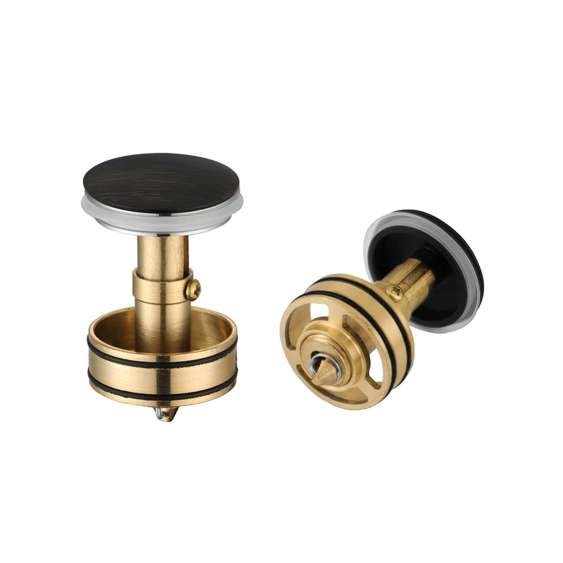 Replacement Detachable Brass Strainer for PARLOS Metal Bathroom Sink Drain, 2 Pack, Oil-rubbed Bronze, 2109603