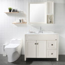 PARLOS Swivel Spout 2-Handle Lavatory Faucet Bathroom Sink Faucet with Metal Pop-up Drain and Faucet Supply Lines, Chrome, 1.2 GPM (1362701P)