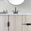 PARLOS Swivel Spout 2-Handle Lavatory Faucet Bathroom Sink Faucet with Metal Pop-up Drain and Faucet Supply Lines, Oil Rubbed Bronze, 1.2 GPM (13628P)