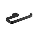 PARLOS Brass Hand Towel Holder, Wall Mounted Towel Ring, Hand Towel Bar for Bathroom & Kitchen, Matte Black, Doris (2102304)