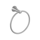 PARLOS Towel Ring, Wall Mounted Hand Towel Holder, Brushed Nickel Hand Towel Bar for Bathroom & Kitchen, 2101802