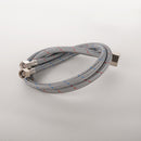 PARLOS Faucet Water Supply Lines with Fliter Screen,  9/16-24 UNEF Brass Connector , 24-Inch Length (2103101)