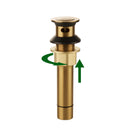 PARLOS Replacement Brass Mounting Nut for Pop Up Sink Drain Stopper (2104901)