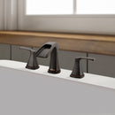 PARLOS 2-Handle Widespread Waterfall Roman Bathtub Faucet Tub Filler, Oil Rubbed Bronze (1434203)