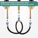 Replacement Quick Connect Hose for PARLOS Widespread Faucet Snap-in Fast Lock Lines (2102601)