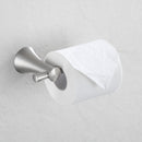 PARLOS Brushed Nickel Toilet Paper Holder, Wall Mounted Tissue Roll Hanger for Bathroom & Kitchen, 2101702